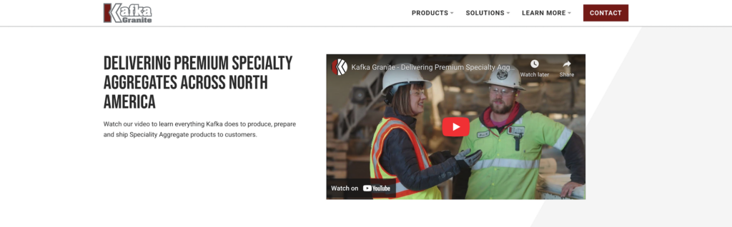 Trade show video displayed on digital screens